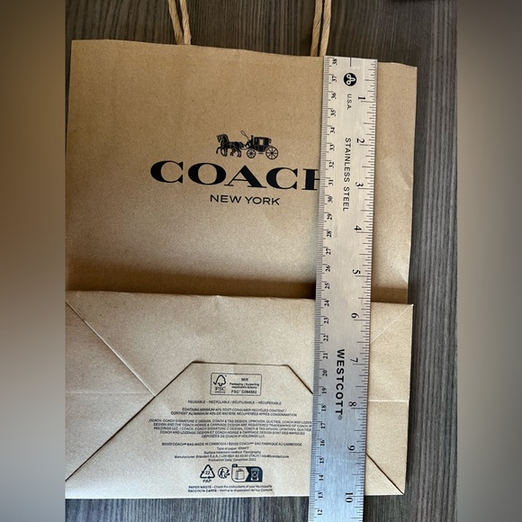 EUC Coach Empty Box & paper bag - Picture 2 of 6